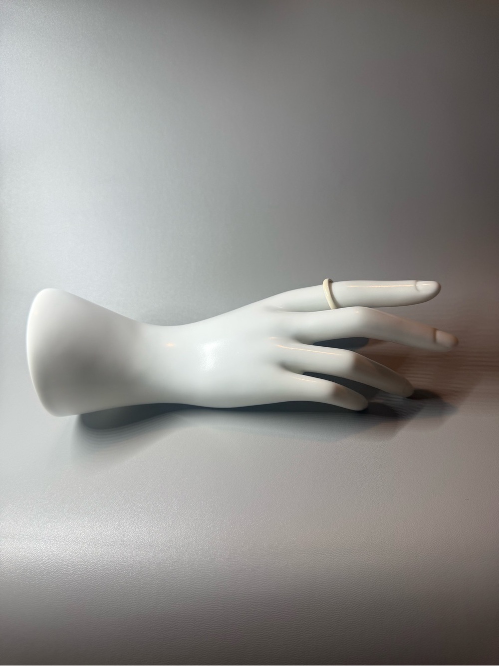 Macy's Cream Band Ring - Simple Everyday Style